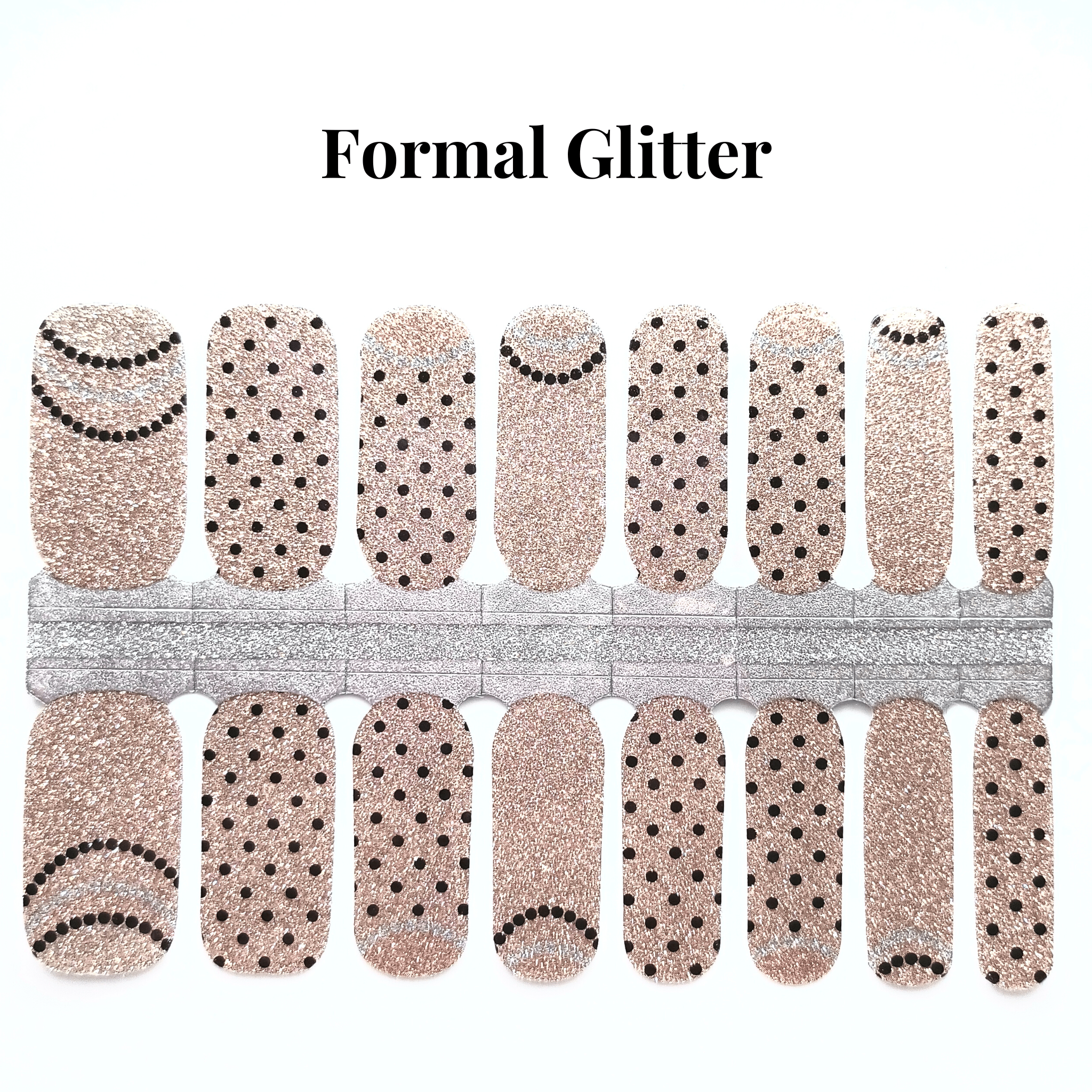 Formal Glitter - Nail Polish Wrap