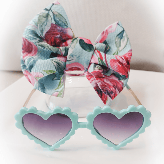 Sweet Little Duck Bow Glam Sunnies and Bow Headband 2 PC Set