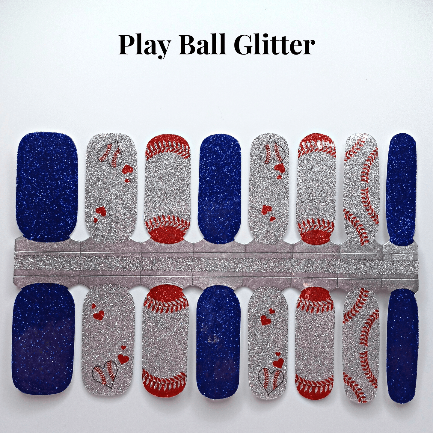 Sweet Little Duck Play Ball Glitter - Nail Polish Wrap