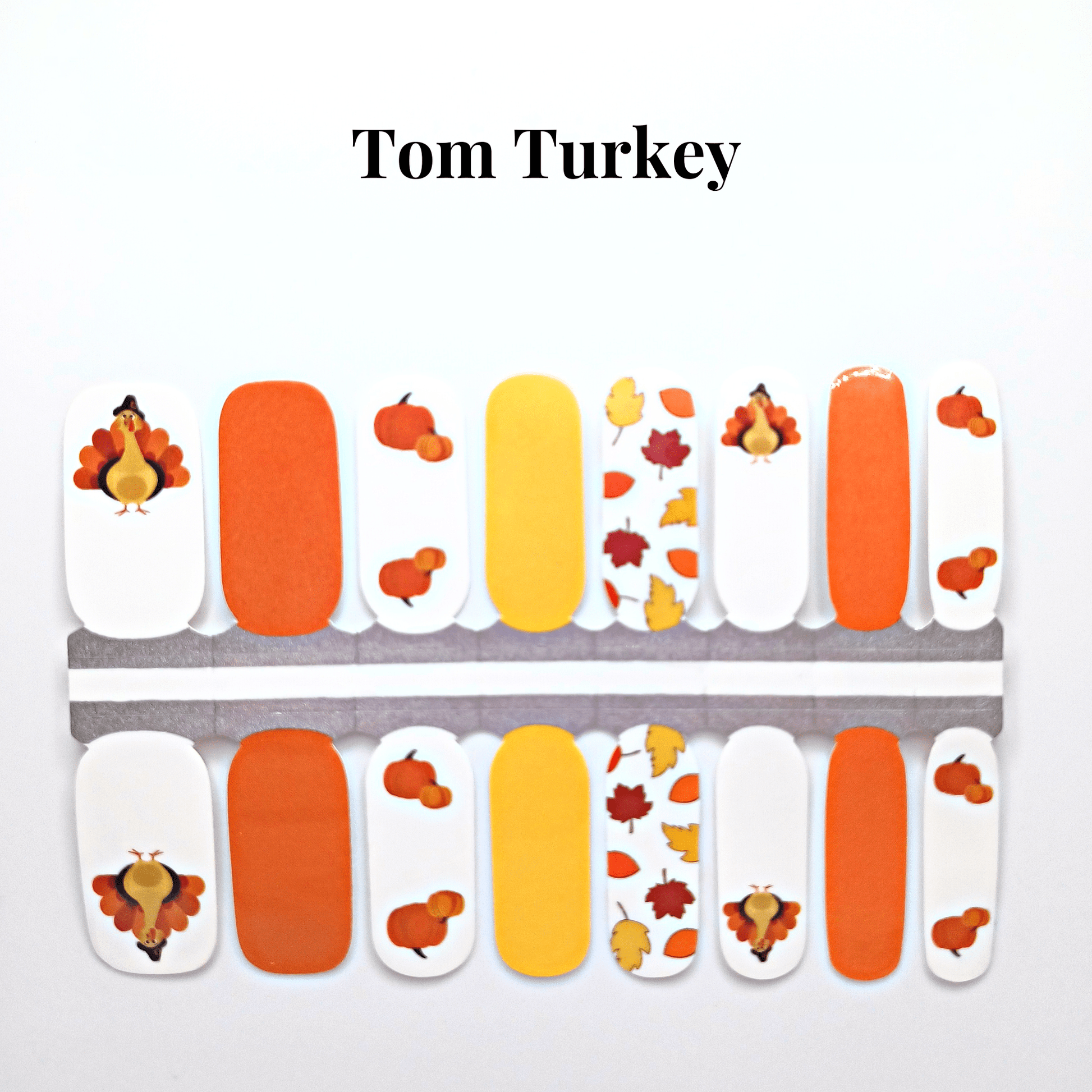 Sweet Little Duck Tom Turkey - Nail Polish Wrap