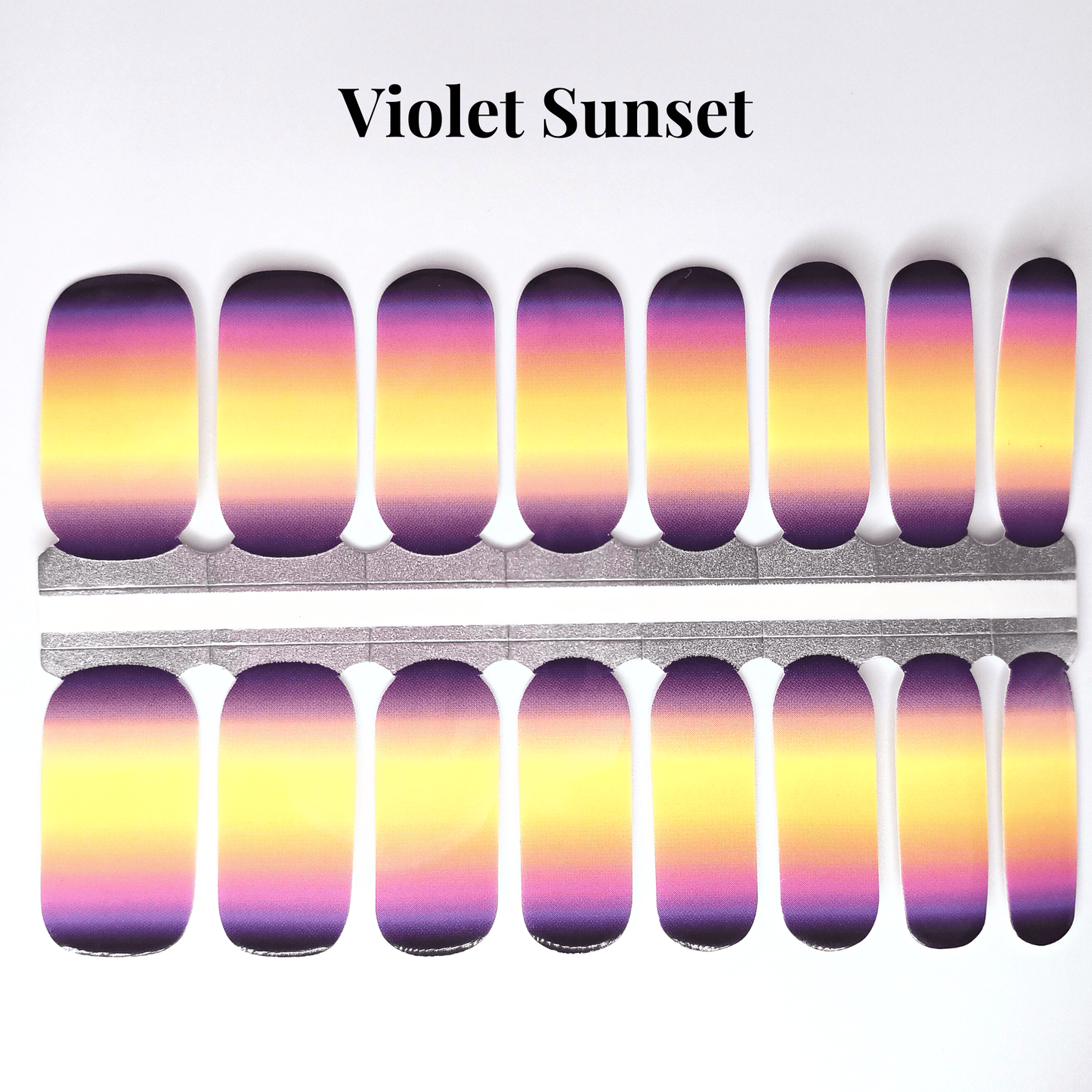 Sweet Little Duck Violet Sunset - Nail Polish Wrap