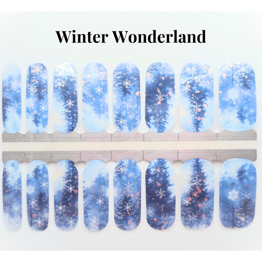 Sweet Little Duck Winter Wonderland - Nail Polish Wraps